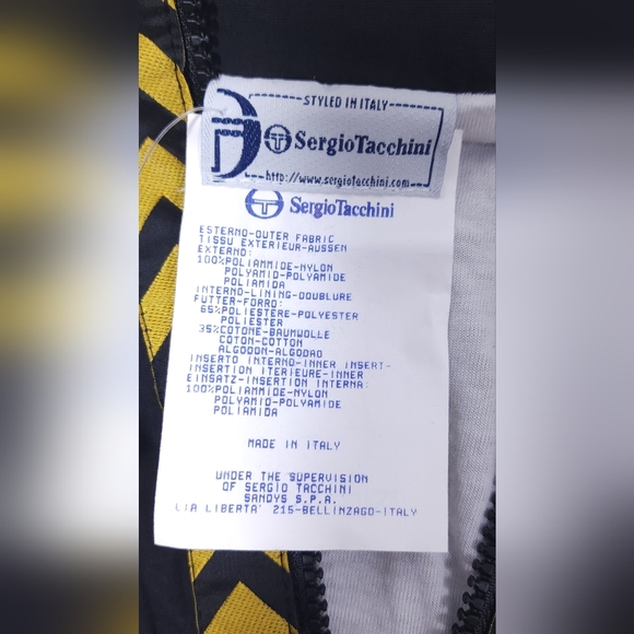 VTG NWT Sergio Tacchini Goran Ivanisevic Track / Warm-Up Suit Men's Large Black - Picture 16 of 16